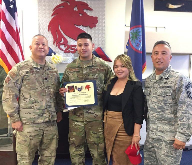 Senior Airman Tainatongo earns promotion